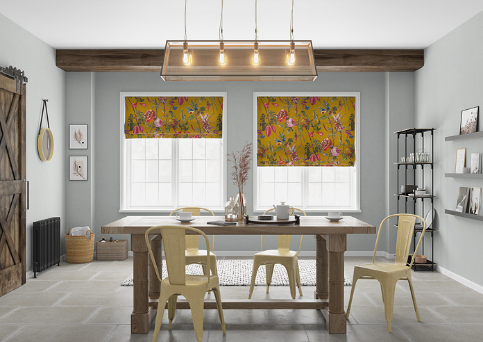 Kensington, Mustard - Twist&Fit Roman Blind - Image 5